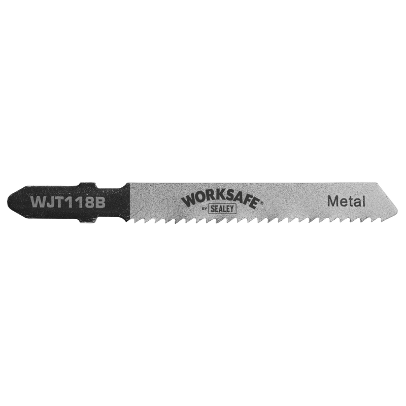 Sealey WJT118B 55mm 12tpi Jigsaw Blade Metal - Pack of 5