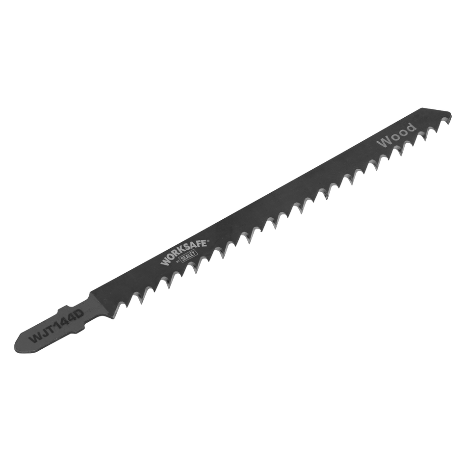 Sealey WJT144D 75mm 6tpi Jigsaw Blade Wood - Pack of 5