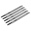 Sealey WJT318A 105mm 21tpi Jigsaw Blade Metal - Pack of 5