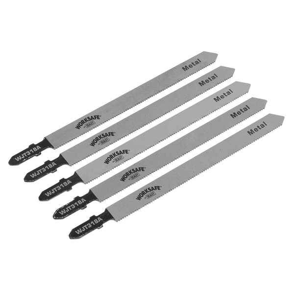 Sealey WJT318A 105mm 21tpi Jigsaw Blade Metal - Pack of 5