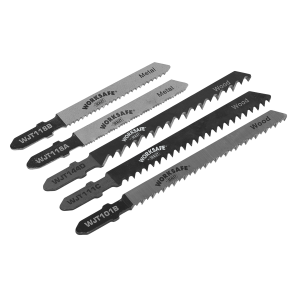 Sealey WJTASS Jigsaw Blades Assorted - Pack of 5