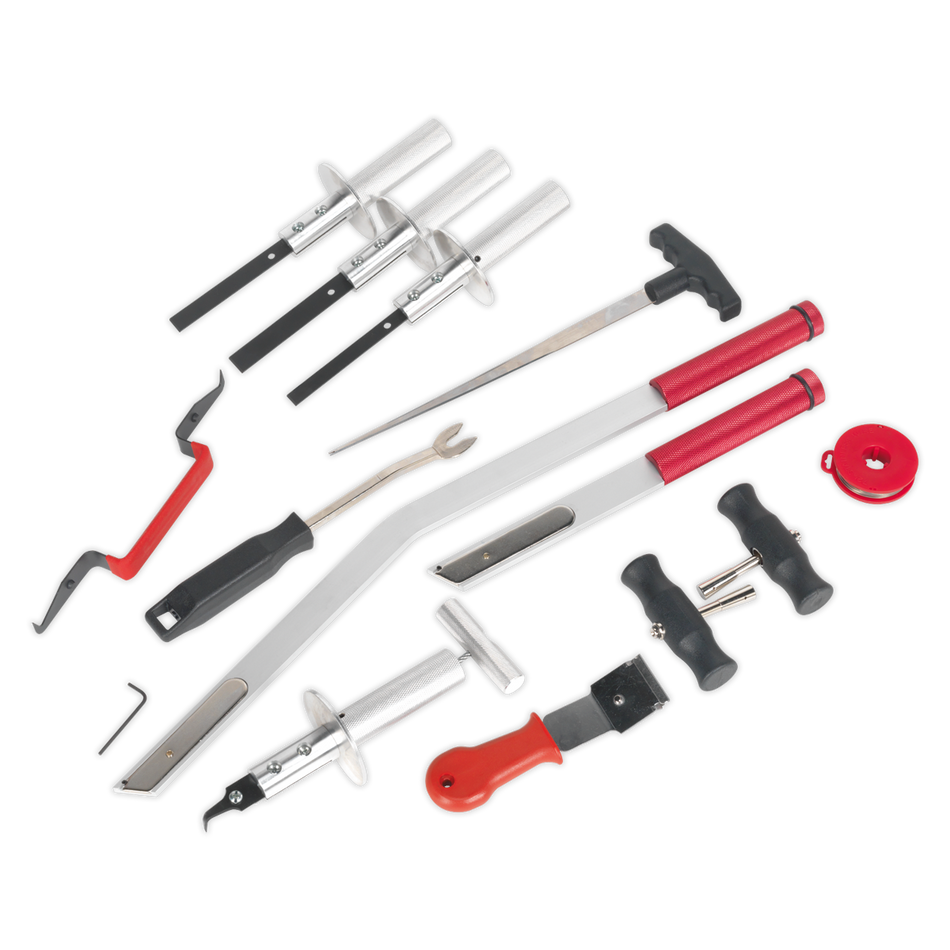 Sealey WK14 14pc Windscreen Removal Tool Kit