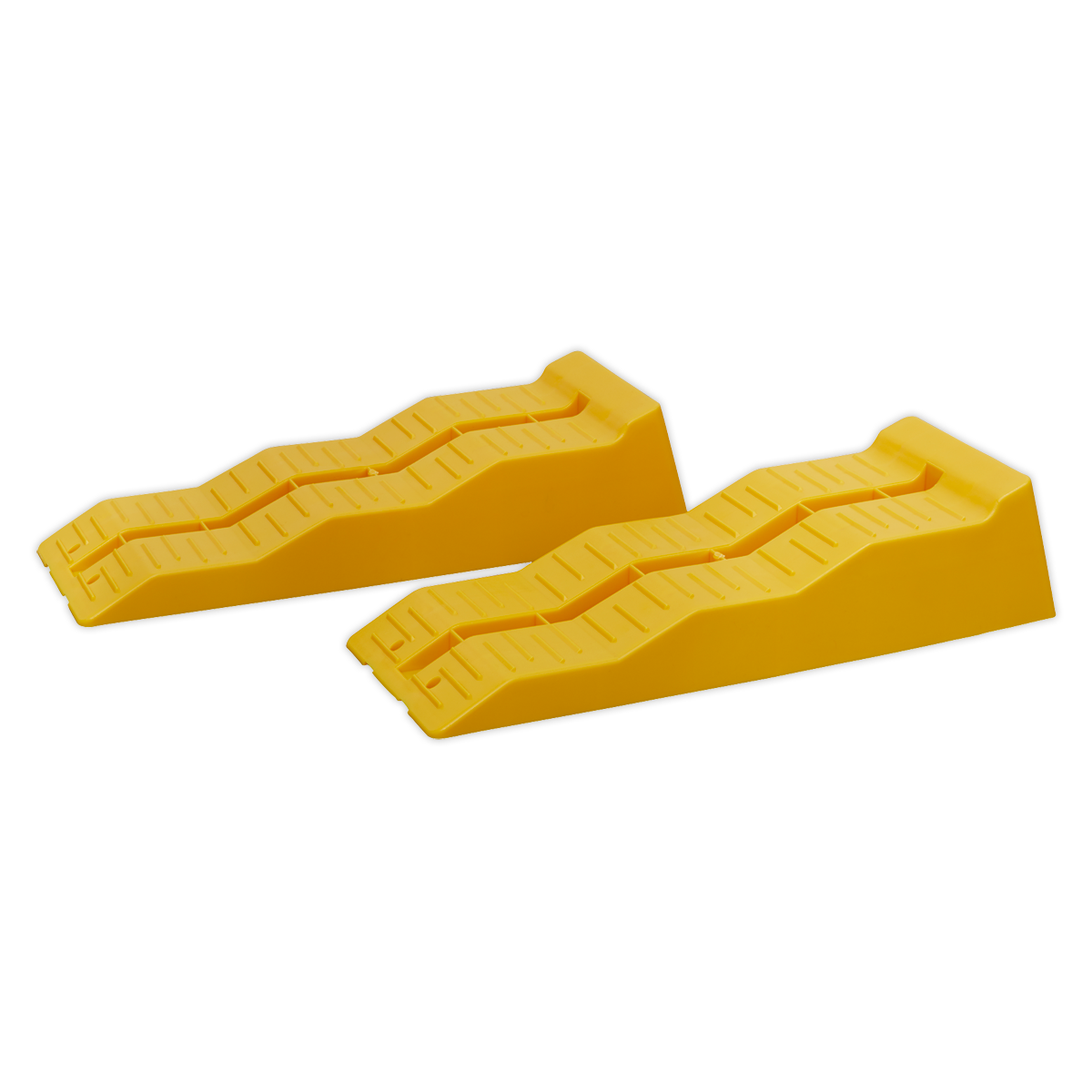 Sealey WL301 3-Stage Levelling Ramps - 2.5tonne Capacity per Ramp 5tonne Capacity per Pair