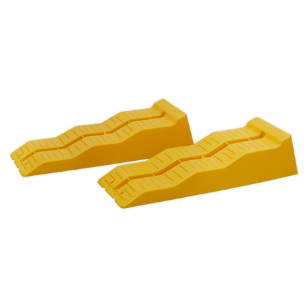 Sealey WL301 3-Stage Levelling Ramps - 2.5tonne Capacity per Ramp 5tonne Capacity per Pair