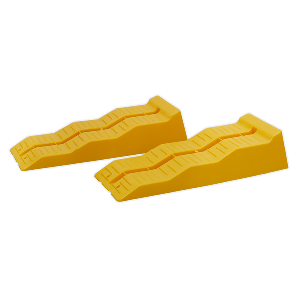 Sealey WL301 3-Stage Levelling Ramps - 2.5tonne Capacity per Ramp 5tonne Capacity per Pair