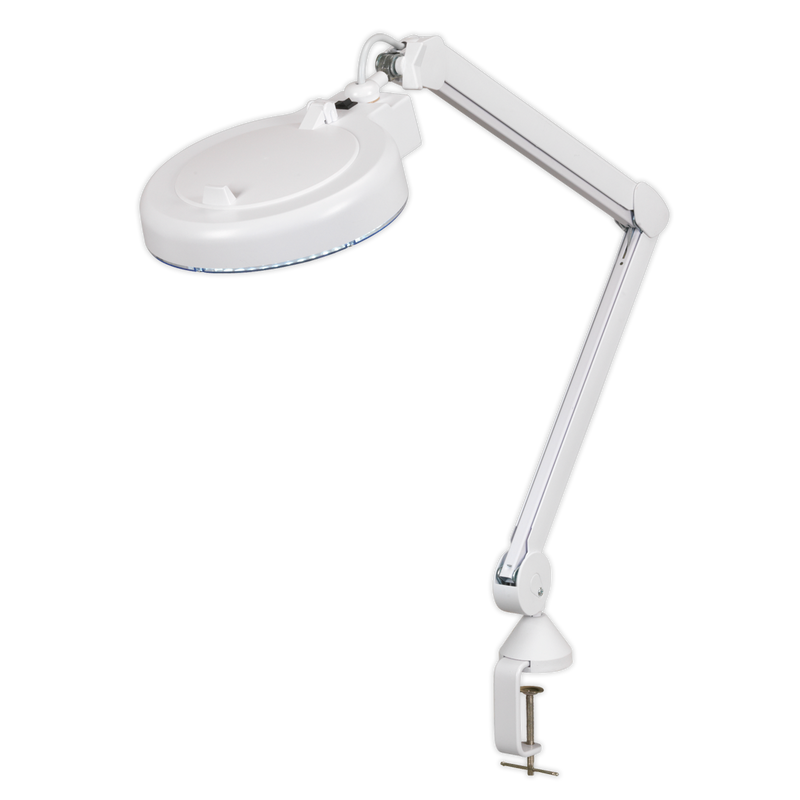 Sealey WL483D 48 SMD LED Bench Mounting Magnifying Work Light