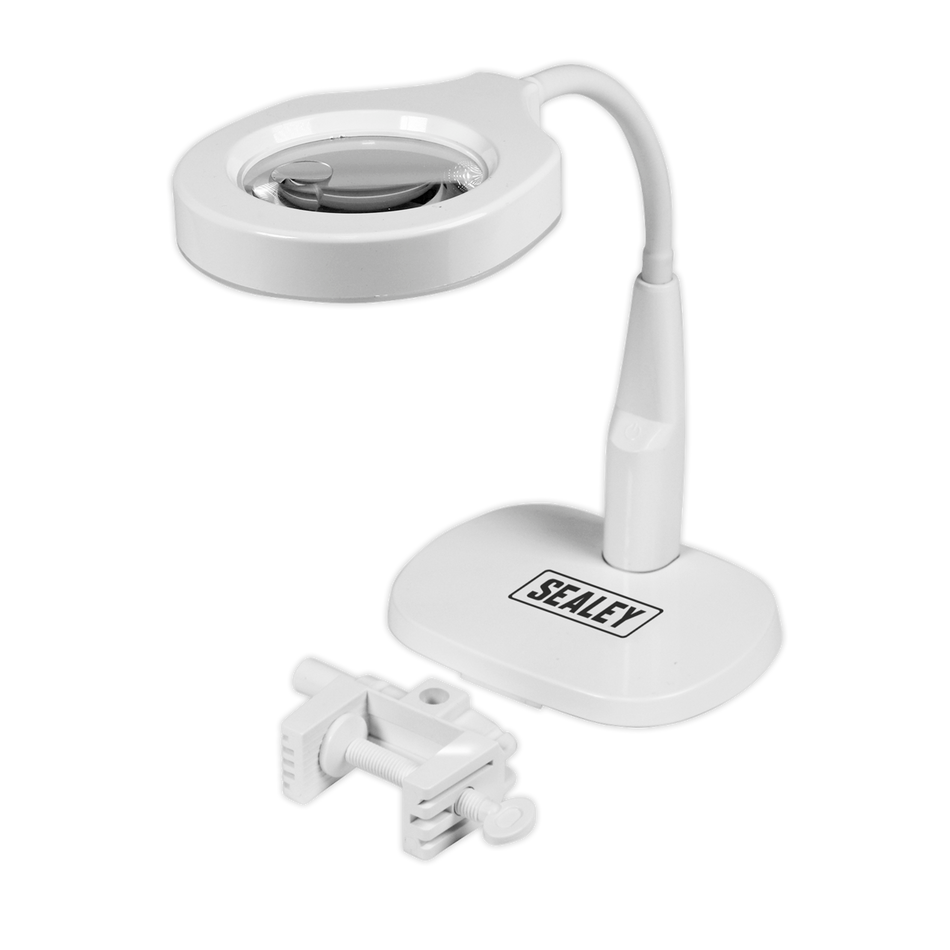 Sealey WL53/8D 45 SMD LED Dimmable Dual Mounting Magnifying Work Light