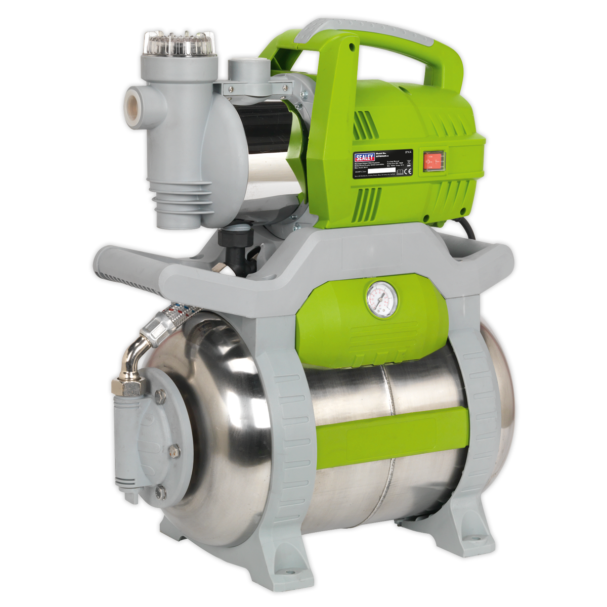 Sealey WPB062S 55L/min Stainless Steel Surface Mounting Booster Pump 230V