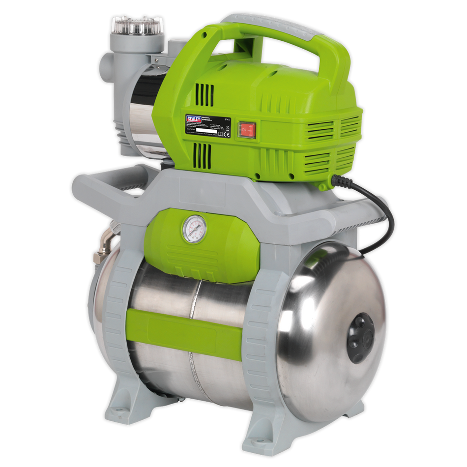 Sealey WPB062S 55L/min Stainless Steel Surface Mounting Booster Pump 230V