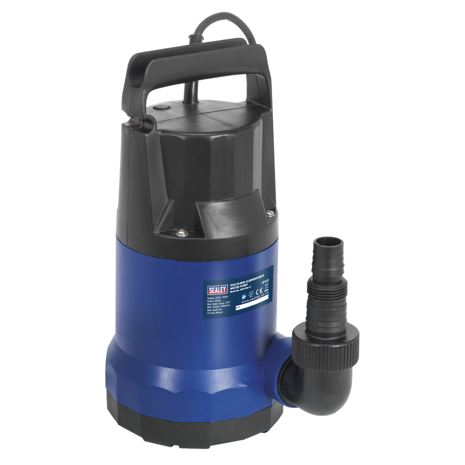Sealey WPC100 100L/min Submersible Clean Water Pump