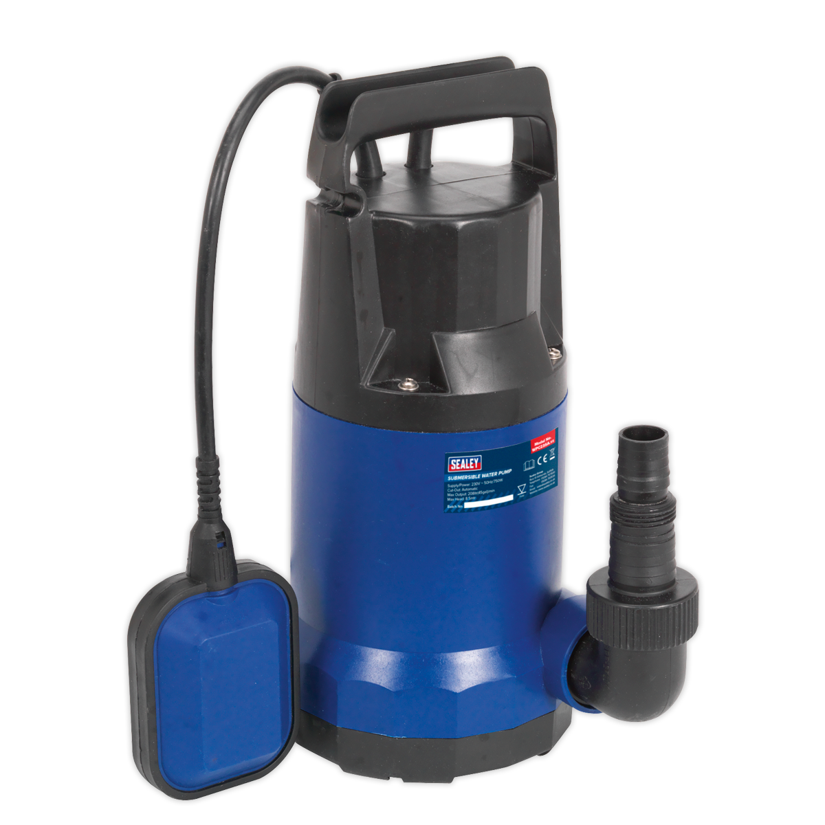 Sealey WPC235A 208L/min Automatic Submersible Water Pump 230V
