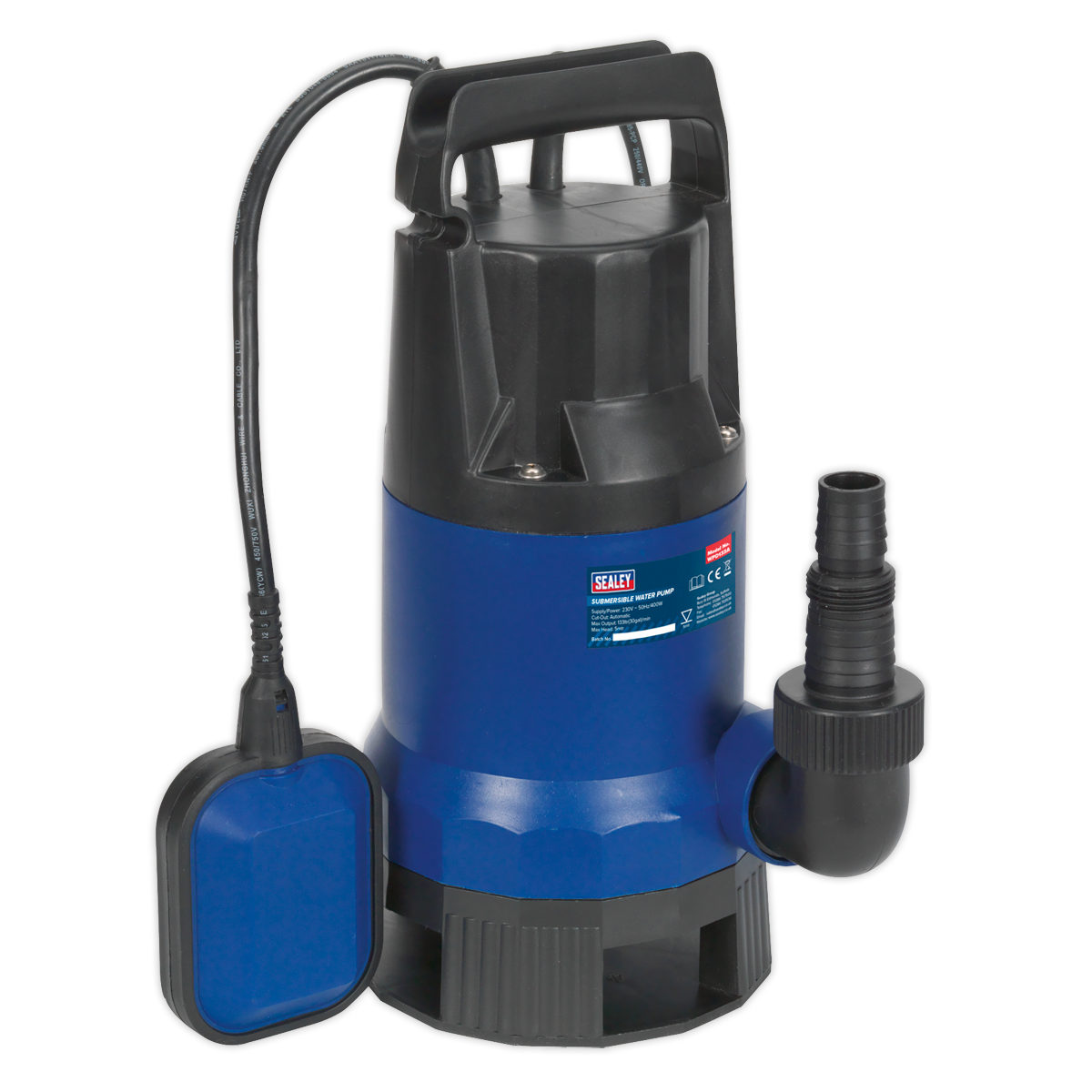 Sealey WPD133A 133L/min Automatic Submersible Dirty Water Pump