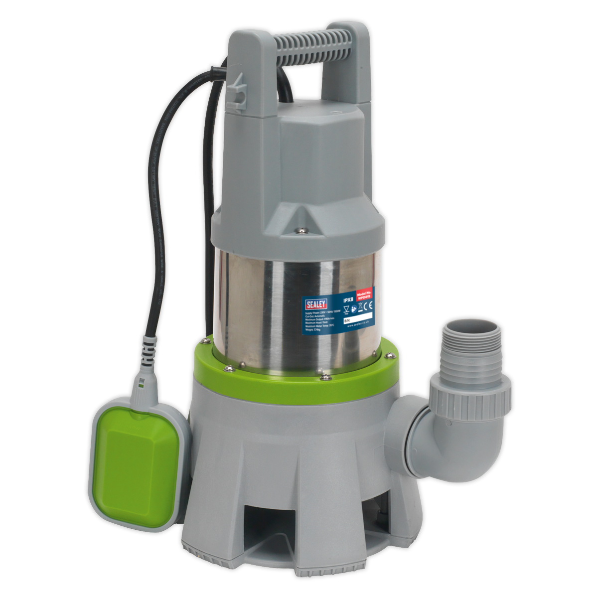 Sealey WPD415 417L/min High Flow Automatic Submersible Dirty Water Pump