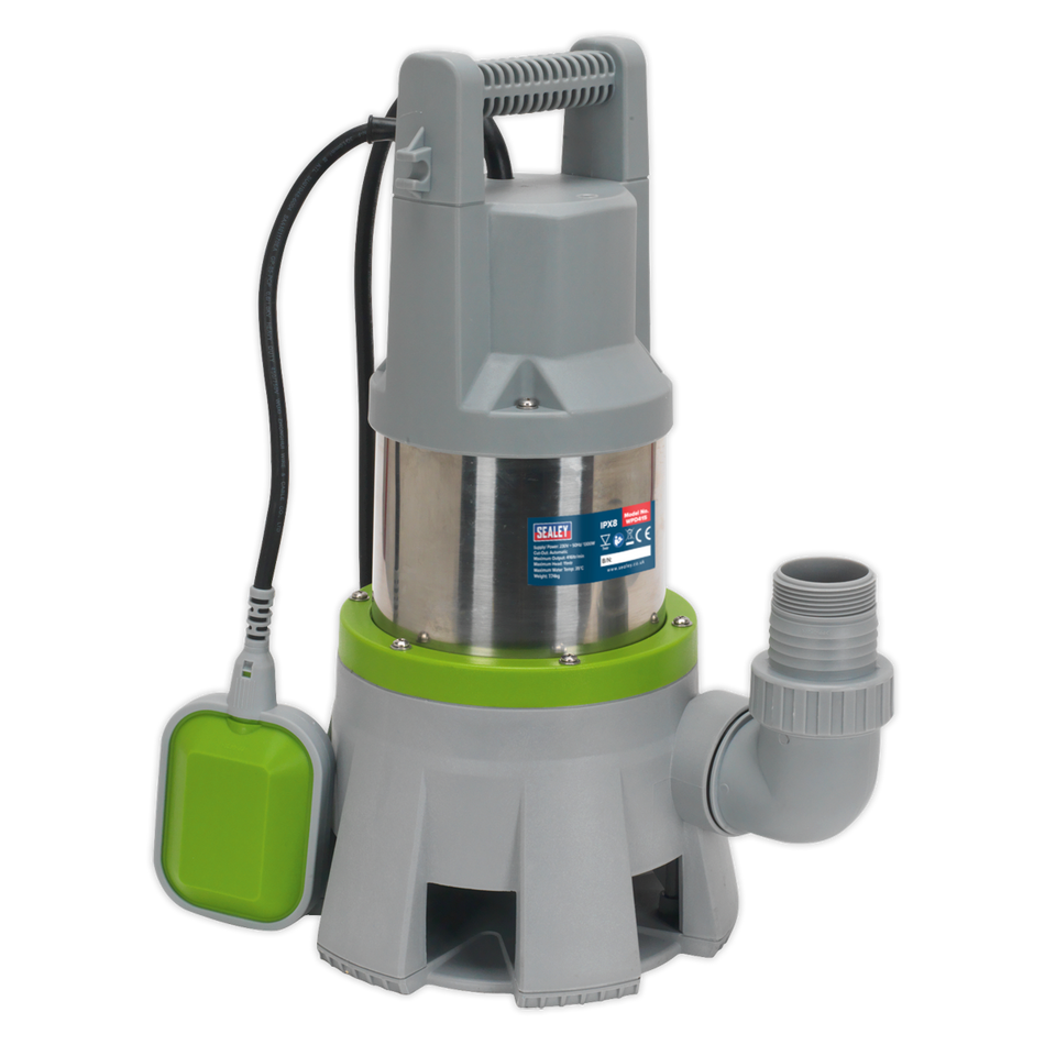 Sealey WPD415 417L/min High Flow Automatic Submersible Dirty Water Pump