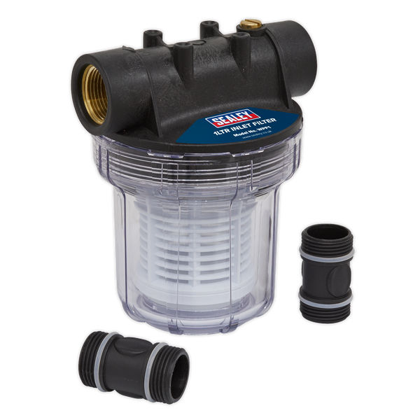 Sealey WPF1 1L Inlet Filter for Surface Mounting Pumps