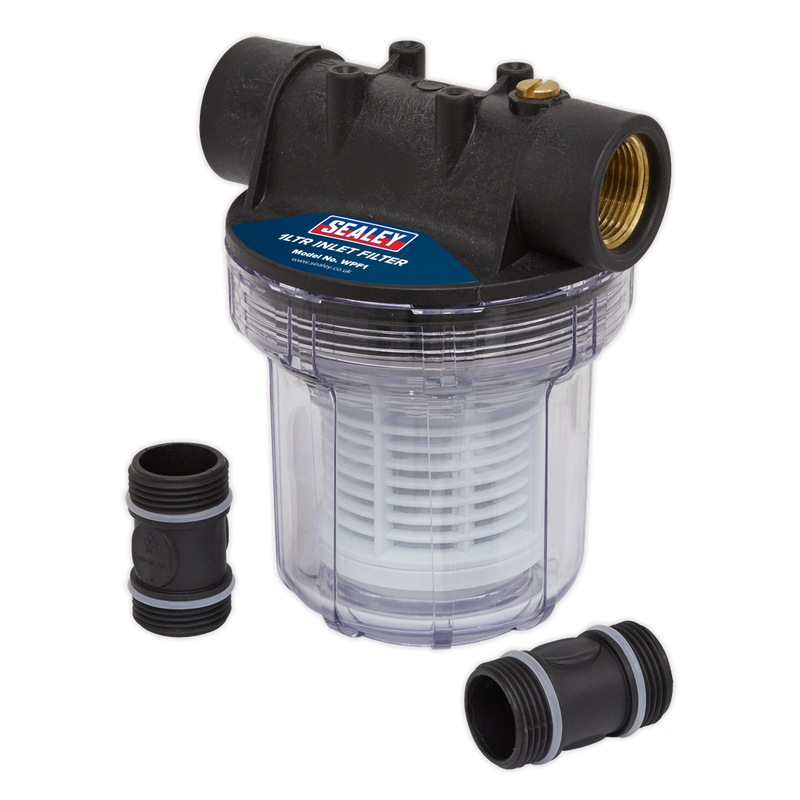 Sealey WPF1 1L Inlet Filter for Surface Mounting Pumps
