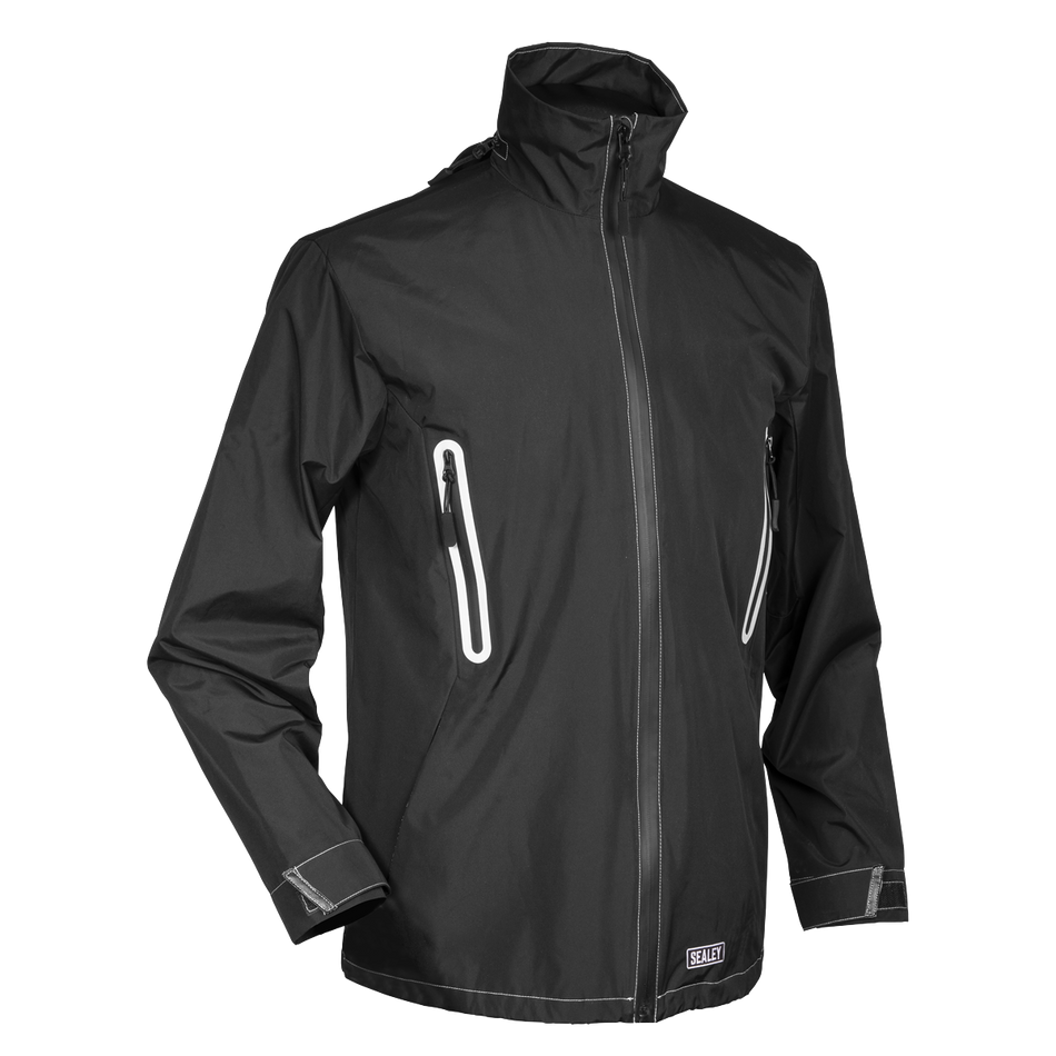 Sealey WPHJ01 5V Heated Rain Jacket - Small