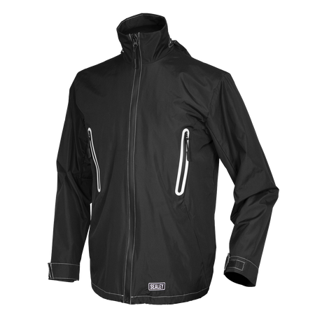 Sealey WPHJ02 5V Heated Rain Jacket - Medium