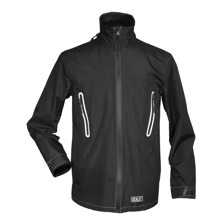 Sealey WPHJ02 5V Heated Rain Jacket - Medium