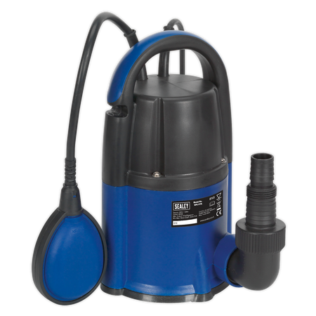 Sealey WPL117A 117L/min Automatic Low Level 2mm Submersible Water Pump