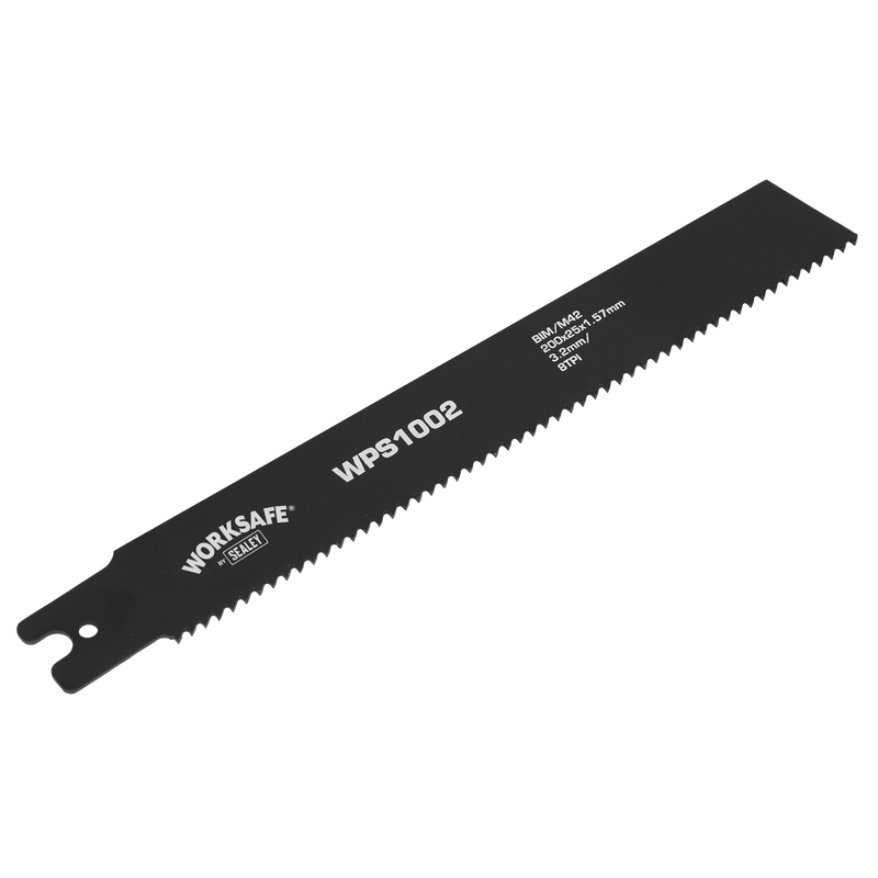 Sealey WPS1002 200 x 25 x 1.7mm 8tpi Pipe Saw Blade - Pack of 5