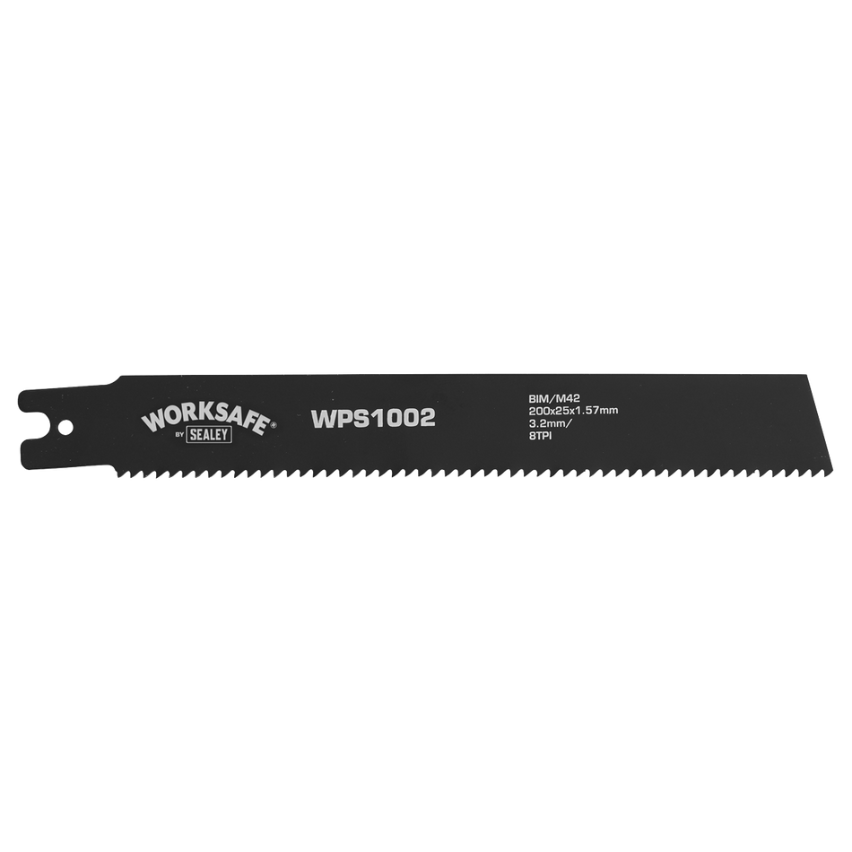 Sealey WPS1002 200 x 25 x 1.7mm 8tpi Pipe Saw Blade - Pack of 5