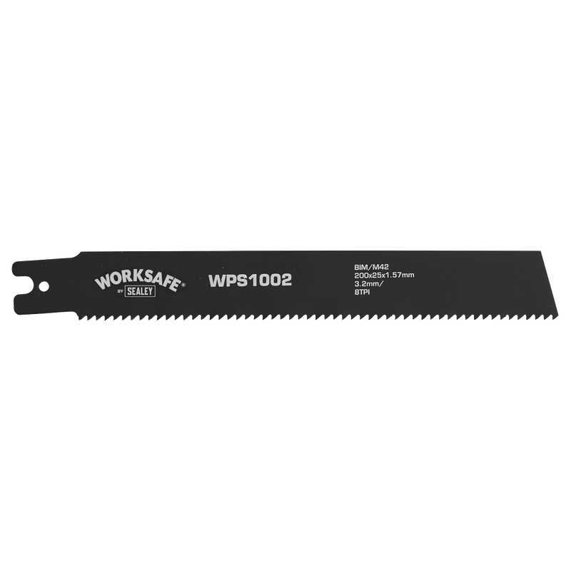 Sealey WPS1002 200 x 25 x 1.7mm 8tpi Pipe Saw Blade - Pack of 5