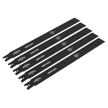 Sealey WPS1004 300 x 25 x 1mm 10-14tpi Pipe Saw Blade - Pack of 5