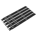 Sealey WPS1004 300 x 25 x 1mm 10-14tpi Pipe Saw Blade - Pack of 5