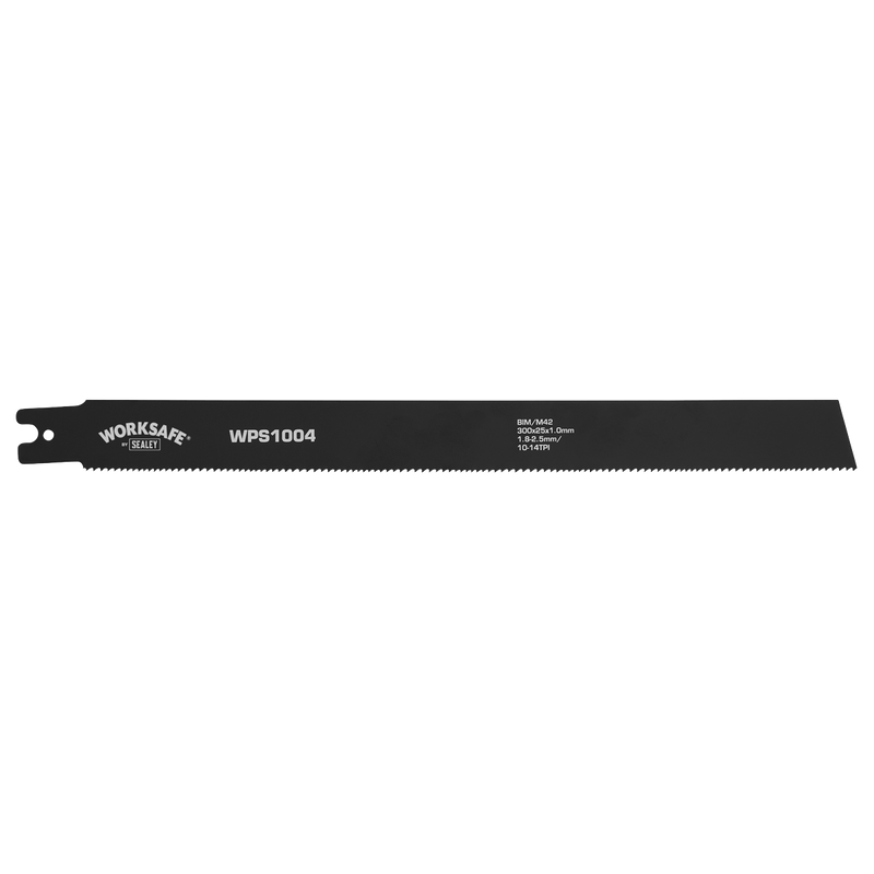 Sealey WPS1004 300 x 25 x 1mm 10-14tpi Pipe Saw Blade - Pack of 5