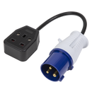 Sealey WPS16131 16A/13A Trailing Socket & Cable Set