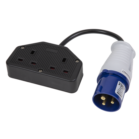 Sealey WPS16132 16A/13A Trailing Twin Socket & Cable Set