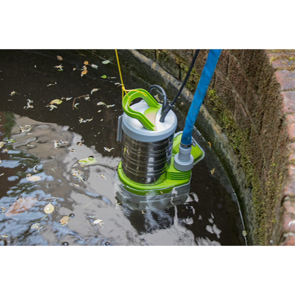 Sealey WPS225P 225L/min Automatic Stainless Submersible Dirty Water Pump