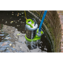 Sealey WPS225P 225L/min Automatic Stainless Submersible Dirty Water Pump