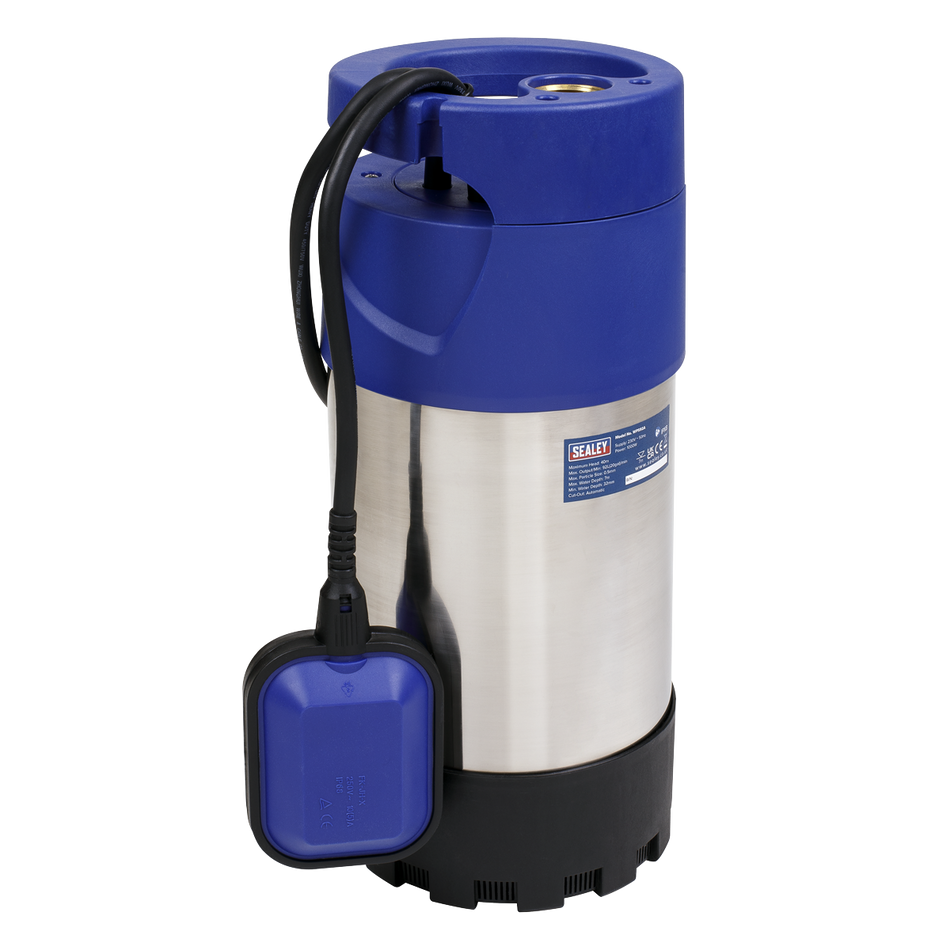 Sealey WPS92A 92L/min 40m Head Automatic Submersible Stainless Water Pump