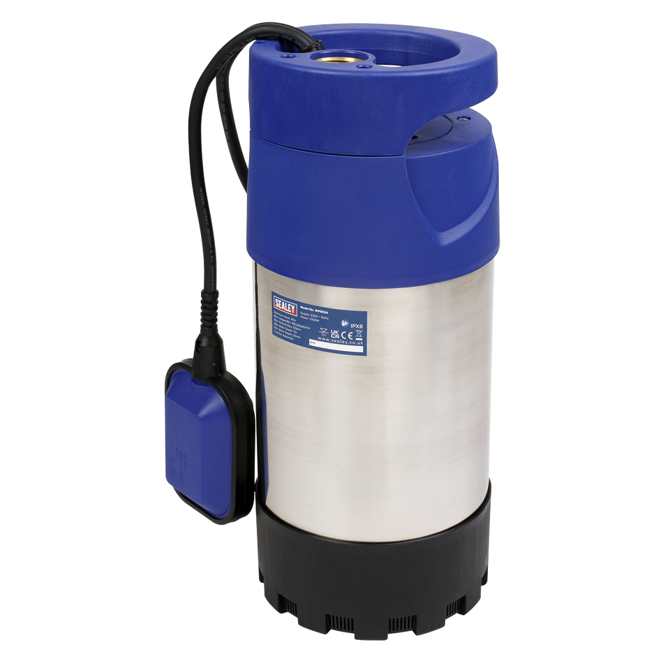 Sealey WPS92A 92L/min 40m Head Automatic Submersible Stainless Water Pump