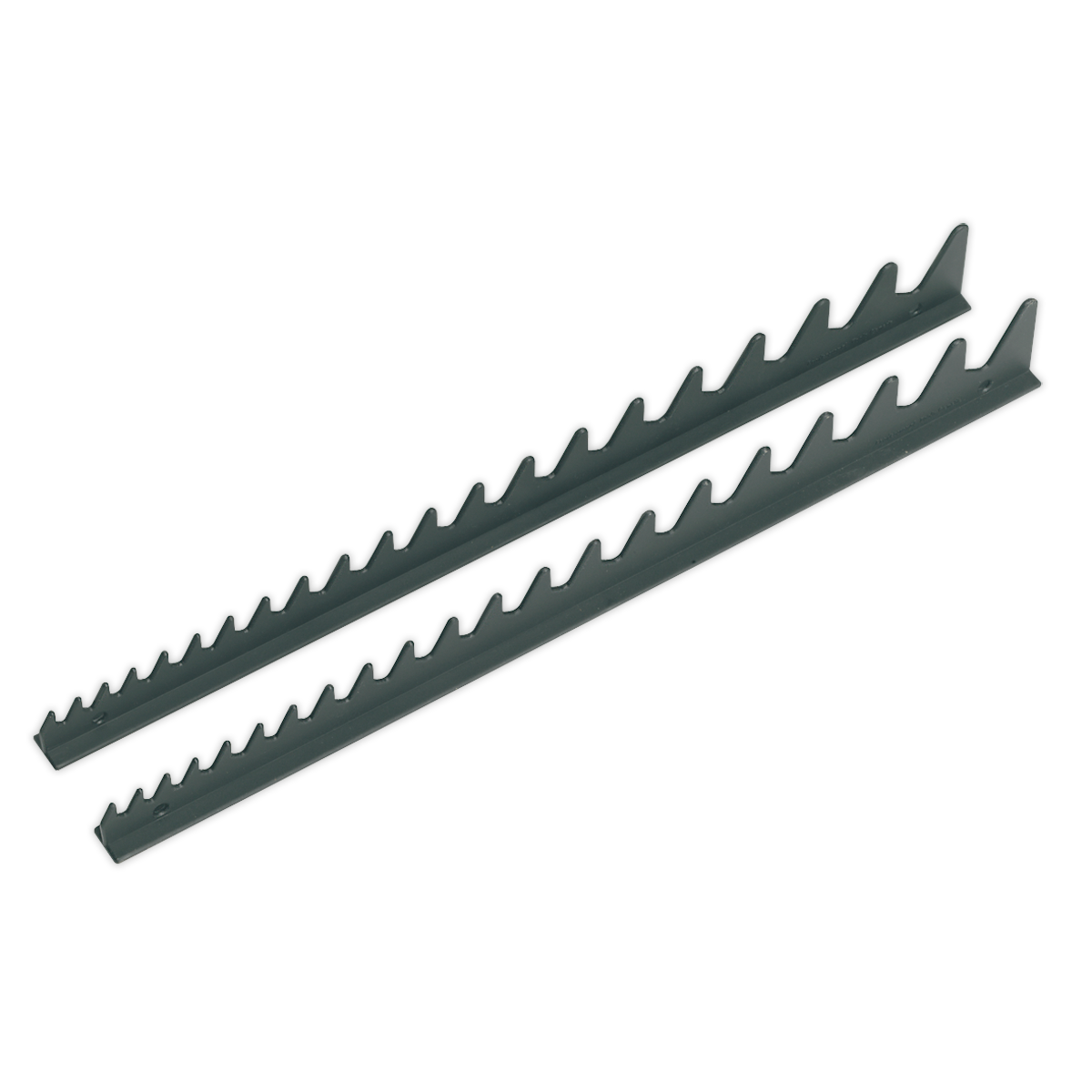 Sealey WR01 2pc Sharks Teeth Spanner Rack - Capacity 20 Spanners