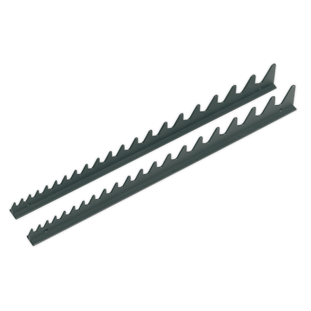 Sealey WR01 2pc Sharks Teeth Spanner Rack - Capacity 20 Spanners