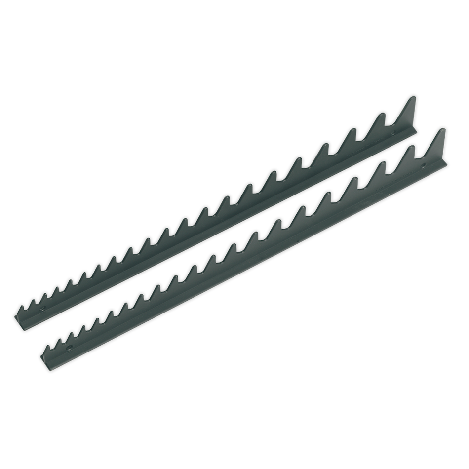 Sealey WR01 2pc Sharks Teeth Spanner Rack - Capacity 20 Spanners