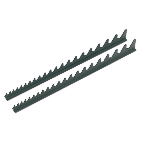 Sealey WR01 2pc Sharks Teeth Spanner Rack - Capacity 20 Spanners