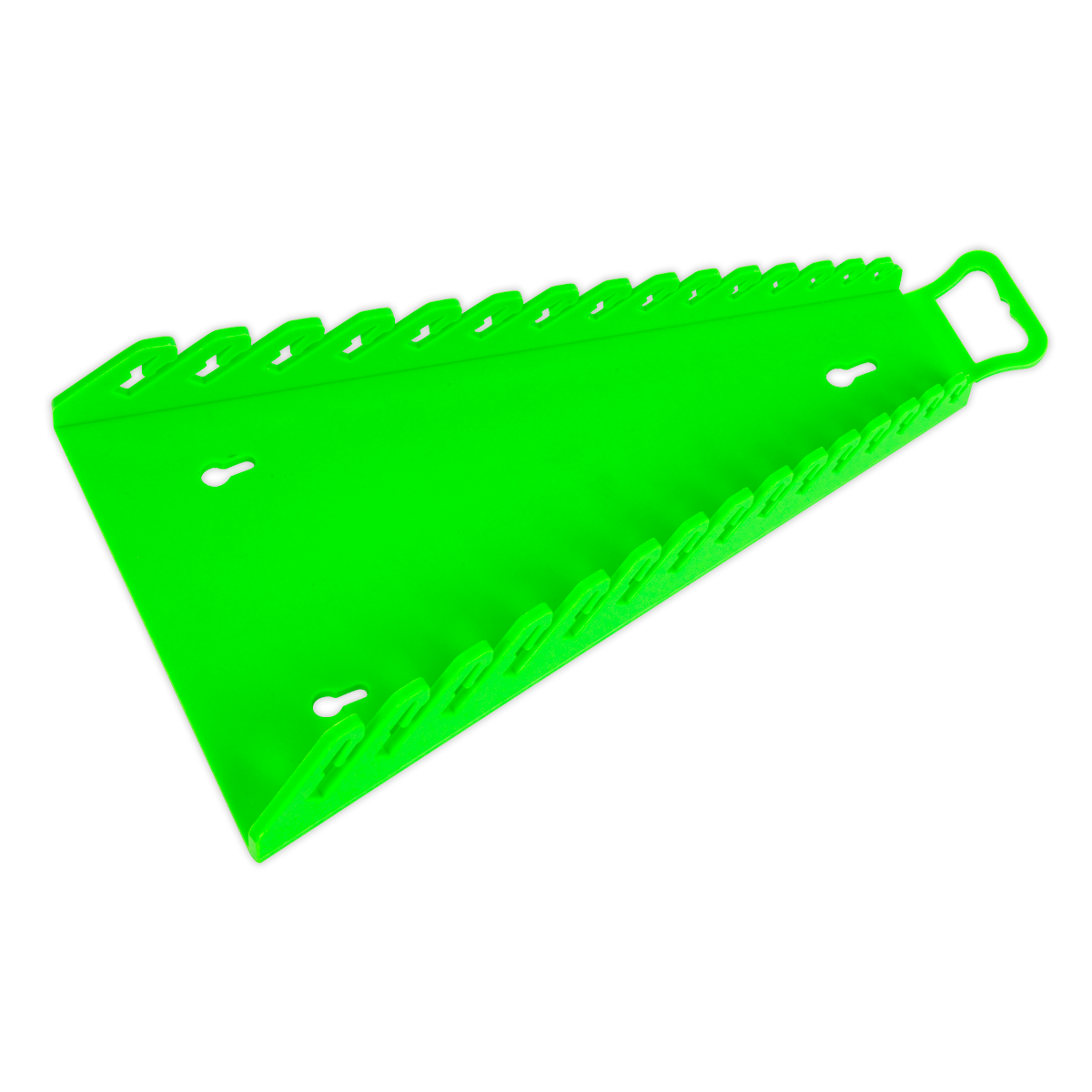 Sealey WR09HV Reverse Spanner Rack Capacity 15 Spanners - Hi-Vis Green