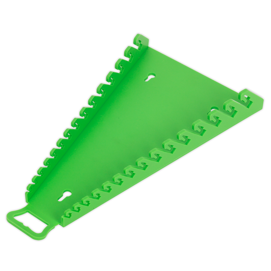 Sealey WR09HV Reverse Spanner Rack Capacity 15 Spanners - Hi-Vis Green