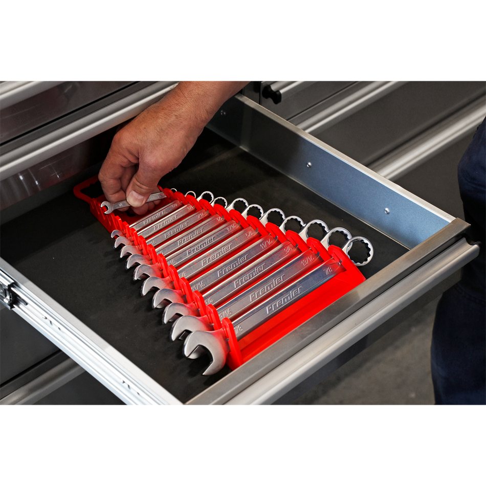 Sealey WR09 Reverse TPR Spanner Rack - Capacity 15 Spanners