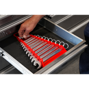 Sealey WR09 Reverse TPR Spanner Rack - Capacity 15 Spanners