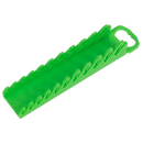 Sealey WR10HV Spanner Rack Capacity 10 Stubby Spanners - Hi-Vis Green