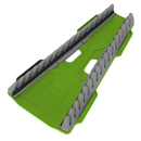 Sealey WR11HV 16pc Reversible Spanner Rack - Hi-Vis Green