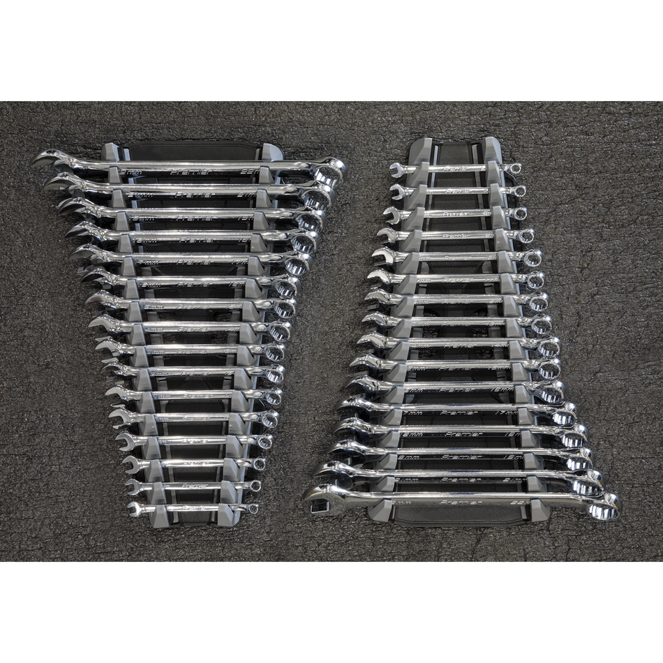 Sealey WR11 16pc Reversible Spanner Rack