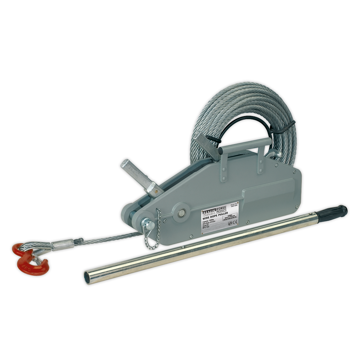 Sealey WRP1600 1600kg Wire Rope Puller