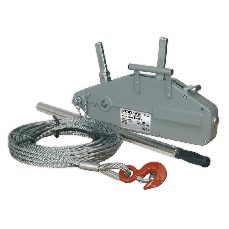 Sealey WRP1600 1600kg Wire Rope Puller