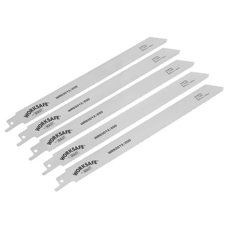 Sealey WRS3013/200 225mm 14tpi Reciprocating Saw Blade - Pack of 5